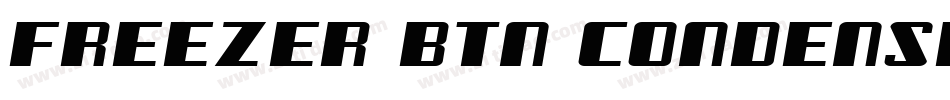 Freezer BTN Condensed字体转换